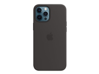 Apple – Baksidesskydd för mobiltelefon – med MagSafe – silikon – svart – för iPhone 12 Pro Max