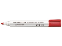 Whiteboardmarker Staedtler 351 rød Lumocolor 2,0 mm – (10 stk.)