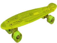 MCU-Sport Yellow Transparent LED Skateboard m/LED lys + ABEC7 Utendørs lek - Gå / Løbekøretøjer - Rullebrett