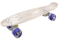 MCU-Sport White Transparent LED Skateboard m/LED lys + ABEC7 Utendørs lek - Gå / Løbekøretøjer - Rullebrett