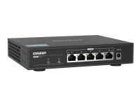 QNAP QSW-1105-5T - Switch - ikke-styrt - 5 x 10/100/1000/2.5G - stasjonær PC tilbehør - Nettverk - Switcher