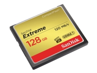 SanDisk Extreme – Flash-minneskort – 128 GB – 567x – CompactFlash