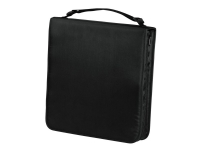 Hama CD Wallet Nylon 160 - Lomme for CD/DVD-plater - 160 plater - nylon - svart PC-Komponenter - Harddisk og lagring - Medie oppbevaring