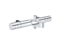 GROHE Grohtherm 800 Cosmopolitan, Krom, Vegg, Roterende ventiler, Dobbel, 1/2, 43 °C Rørlegger artikler - Baderommet - Dusjarmatur & Termostatarmatur