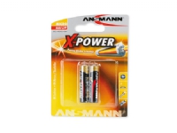 Ansmann X-Power Micro AAA Engångsbatteri Alkalisk 1,5 V 2 styck Svart Guld 44,5 mm