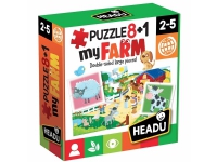 Bilde av Headu Puzzle 8+1 Farm