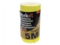 Work>it® sandpapir 9,3×500 cm K220 El-verktøy - Tilbehør - Tilbehør til Slipemaskiner