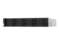 QNAP TS-1232PXU-RP – NAS-server – 12 fack – kan monteras i rack – SATA 6Gb/s – RAID 0 1 5 6 10 50 JBOD 60 – RAM 4 GB – Gigabit Ethernet / 2.5 Gigabit Ethernet / 10 Gigabit Ethernet – iSCSI support – 2U