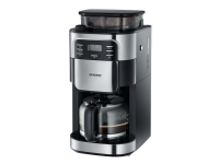 SEVERIN KA 4810 - Kaffemaskin - 10 koppar - rostfritt stål/svart