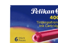 Pelikan TP/6, Rød, Rød, Fontenepenn, 6 stykker Skriveredskaper - Kulepenner & Fyllepenner - Rullepenner