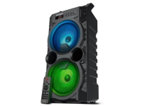 Datahøyttalere Høyttaler SVEN PS-440, svart, effekt 2x10W (RMS), TWS, Bluetooth, FM, USB, Micro SD, LED-skjerm, RC, litiumbatteri