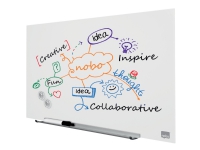 Whiteboardtavle Nobo Widescreen 31" glastavle - 677x381x22 mm brilliant hvid'