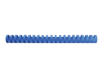 GBC CombBind – 19 mm – 21 ringar – A4 (210 x 297 mm) – 165 ark – blå – 100 stk plastbindningskam – för P/N: 2101435 4400399 IB271106 IB271717