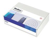 GBC MultiBind - 8 mm - 21 ringer - A4 (210 x 297 mm) - 70 ark - hvit - 100 stk bindestreng - for P/N: IB271212, IB271250