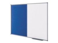 Nobo Elipse Classic – Kombinationstavla: whiteboardtavla anslagstavla – 1200 x 900 mm – stål fält – vit blå