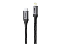 ALOGIC SUPER Ultra – Lightning-kabel – USB-C hane till Lightning hane – 1.5 m – rymdgrå – Strömförsörjningsstöd – för Apple iPad/iPhone/iPod