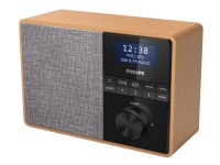 Philips TAR5505 – Bärbar DAB-radio – 5 Watt – ljust trä