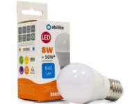 Abilite LED-PÆRE ABILITE MELKEKULE VARME E27 8W/230V 640LM G45