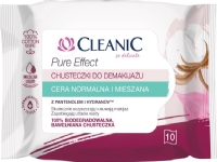 Cleanic Pure Effect makeup remover wipes – normal and combination skin 1op.-10pcs