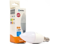 Abilite LED-PÆRE ABILITE MELKELYS VARMT E14 8W/230V 640LM C37 Belysning - Lyskilder - Spotlight - Lyskilde - G9