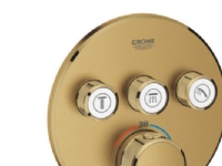 Grohe GRT SmartControl dusch – Frontplatta Term med 3 ventiler borstad cool sunrise 29121GN0