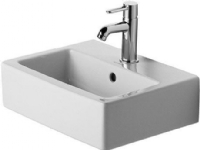 Produktfoto för Duravit 0704450000, Väggmonterat handfat, Keramiska, Vit, 450 mm