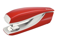 LEITZ Nexxt 5522 hæftemaskine, hæftekapacitet: 40 ark, rød Indstiksdybde: 70 mm, til hæfteklammer 24-6, 24-8 eller 26-6 (5522-00-25)