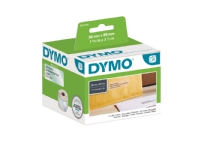 Bilde av Dymo Labelwriter - Plast - Permanet Adhesiv - Gjennomsiktig - 36 X 89 Mm 260 Etikett(er) (1 Rull(er) X 260) Adresselapper - For Dymo Labelwriter 310, 315, 320, 330, 400, 450, 4xl, Se450, Wireless
