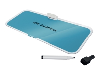 Leitz Cosy – Whiteboard-tavla – skrivbord – tempererat glas – magnetisk – lugn blå