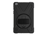 eSTUFF Defender Case – Baksidesskydd för surfplatta – silikon polykarbonat – svart – 8 – för Samsung Galaxy Tab A (2019) (8 tum)