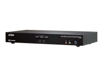 ATEN CS1842 2-Port USB 3.0 4K HDMI Dual Display KVMP Switch – Omkopplare för tangentbord/video/mus/ljud/USB – 2 x KVM/ljud/USB – 1 lokal användare – skrivbordsmodell