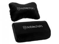 Bilde av Noblechairs Cushion Set, Sort, Hvit, 2 Stykker