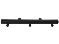 Home>it® smart knagerække med 3 knage 35×7×2,5 cm egetræ sort Huset - Boliginnretning - Knagger