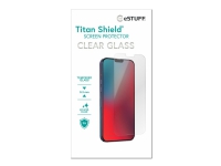 eSTUFF Titan Shield Clear Glass – Skärmskydd för mobiltelefon – glas – transparent – för Apple iPhone 12 Pro Max