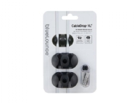 Bilde av Bluelounge Cabledrop Xl2, Sikkerhetsanker, Svart, 3 Stykker, Compatible With Large Cords. Choose The Appropriate Size For The Number Of Cords You’re Securing.