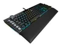 CORSAIR Gaming K100 RGB - Tastatur - bakgrunnsbelyst - USB - Nordisk - tastsvitsj: CORSAIR OPX RGB Gaming - Gaming mus og tastatur - Gaming Tastatur