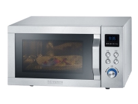 SEVERIN MW 7751 - Mikrobølgeovn med grill - 20 liter - 800 W - rustfritt stål