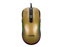 Fourze GM700 - Højre- og venstrehåndet - Guld Gaming - Gaming mus og tastatur - Gaming mus