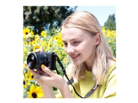 Canon EOS M200 – Digitalkamera – spegellöst – 24.1 MP – APS-C – 4 K / 25 fps – 3x optisk zoom EF-M 15-45mm IS och 55-200mm objektiv – Wi-Fi Bluetooth – svart