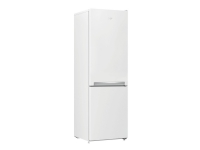 Beko RCSA270K30WN - Kjøleskap/fryser - bunnfryser - bredde: 54 cm - dybde: 58 cm - høyde: 171 cm - 262 liter - Klasse F - hvit Hvitevarer - Kjøl og frys - Kjøle/fryseskap