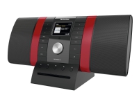 TechniSat MULTYRADIO 4.0 – Ljudsystem – 2 x 10 Watt – svart röd