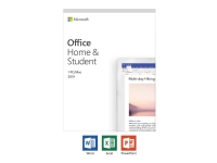Microsoft Office Home and Student 2019 - Bokspakke - 1 PC/Mac - medieløs, P6 - Win, Mac - Tysk - Eurosone PC tilbehør - Programvare - Microsoft Office