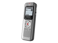 Philips Voice Tracer DVT2050 – Röstinspelare – 8 GB – aluminum light silver metal front and black