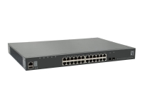 LevelOne GTL-2891 – Switch – L3 – Administrerad – 24 x 10/100/1000 + 2 x 10 Gigabit SFP+ (upplänk) – rackmonterbar