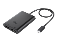 i-Tec – Extern videoadapter – USB-C 3.1 – 2 x HDMI – svart