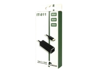 Argus IT-811 - Nettverksadapter - USB-C - Gigabit Ethernet - svart PC tilbehør - Kontrollere - IO-kort