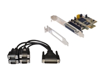 Exsys EX-44384 – Seriell adapter – PCIe låg profil – RS-232/V.24 x 4
