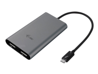 Bilde av I-tec Dual Display Port Video Adapter - Ekstern Videoadapter - Thunderbolt 3 - 2 X Displayport