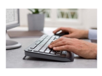 CHERRY GENTIX DESKTOP – Sats med tangentbord och mus – trådlös – 2.4 GHz – engelska – svart