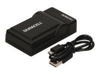 Duracell - USB-batterilader - svart - for Nikon D3200, D5100, D5200, D5300, D5500, D5600, Df Coolpix P7000, P7100, P7700, P7800 Strøm artikler - Batterier - Batterilader